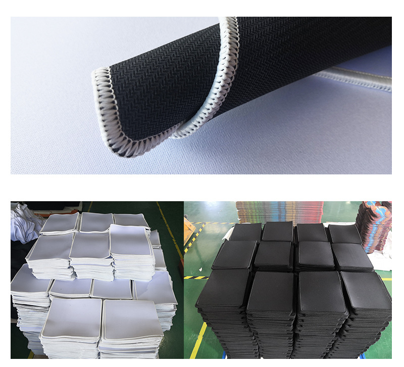 White Mouse mat- custom pattern blank rubber foam mouse mat factory manufacturer | PAIDU Supplier