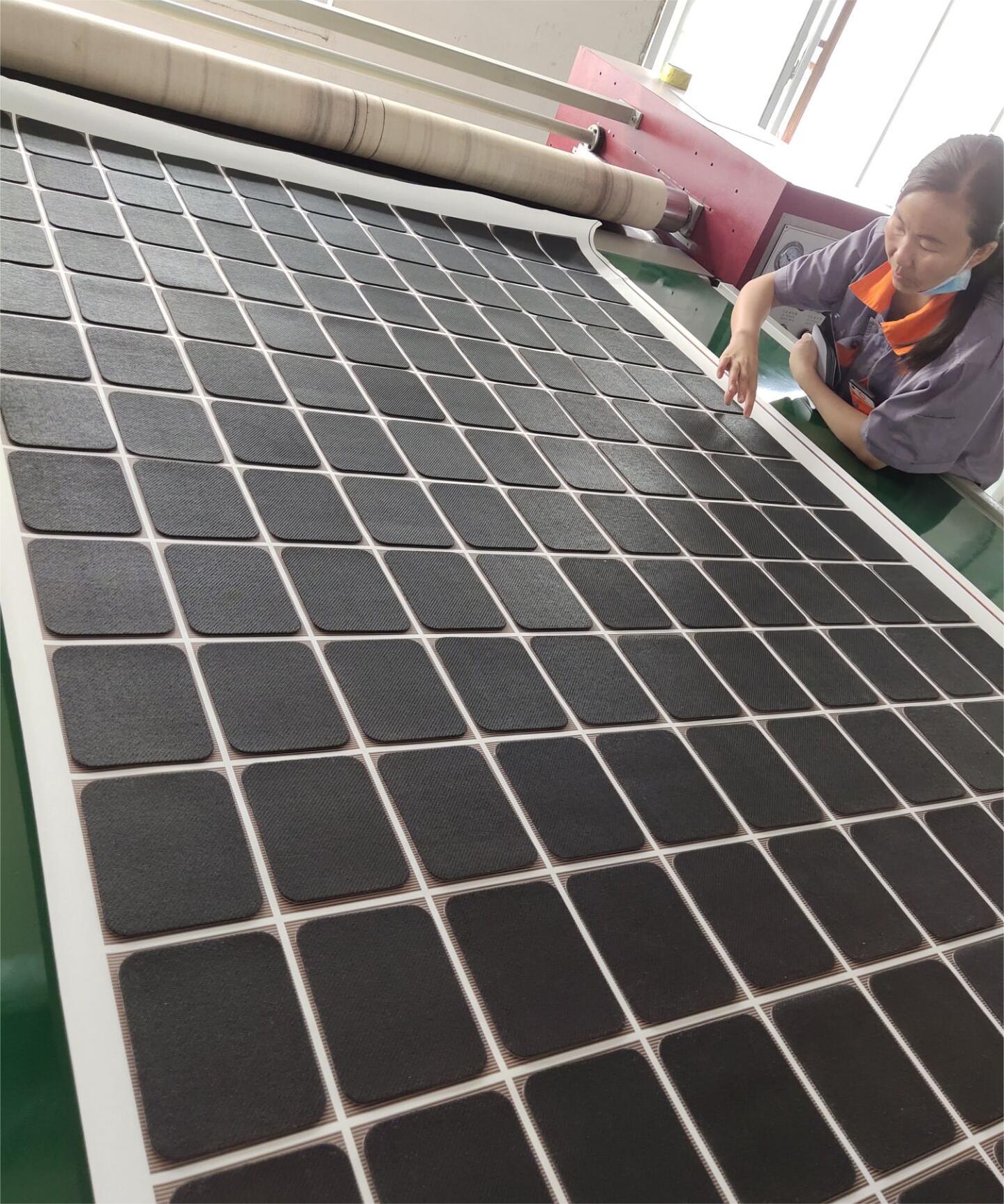 Rubber foam roll cross-border rubber roll mouse pad custom patterned white piece of wood locking advertising gifts wholesale furniture rubber table mat manufacturer | PAIDU